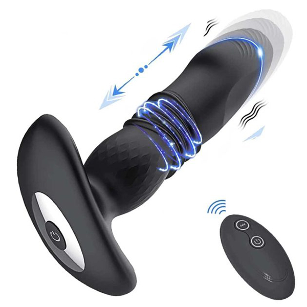 Butt plugs rung thụt điều khiển từ xa Zentoy® 10 chế độ