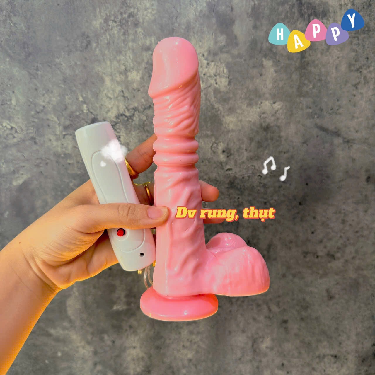 Dương vật giả hít tường JB rung ngoáy thụt, sạc pin