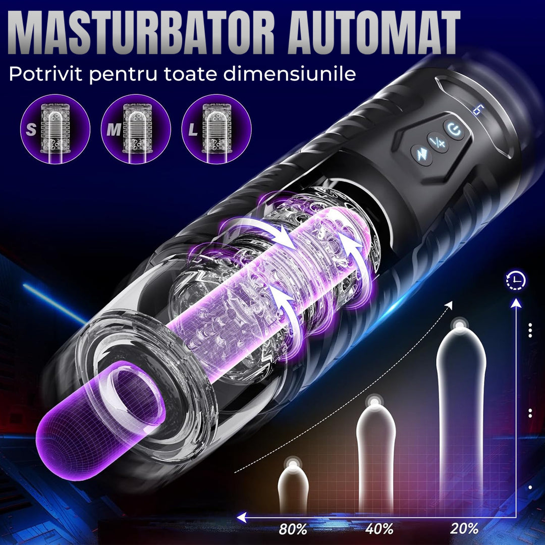 Alternative view of Máy thủ dâm rung xoay thụt tự động Darth Vader có âm thanh rên rỉ