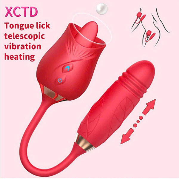 Trứng rung hoa hồng rung thụt liếm 3in1 Jessijy nhiều chế độ - Ảnh 5
