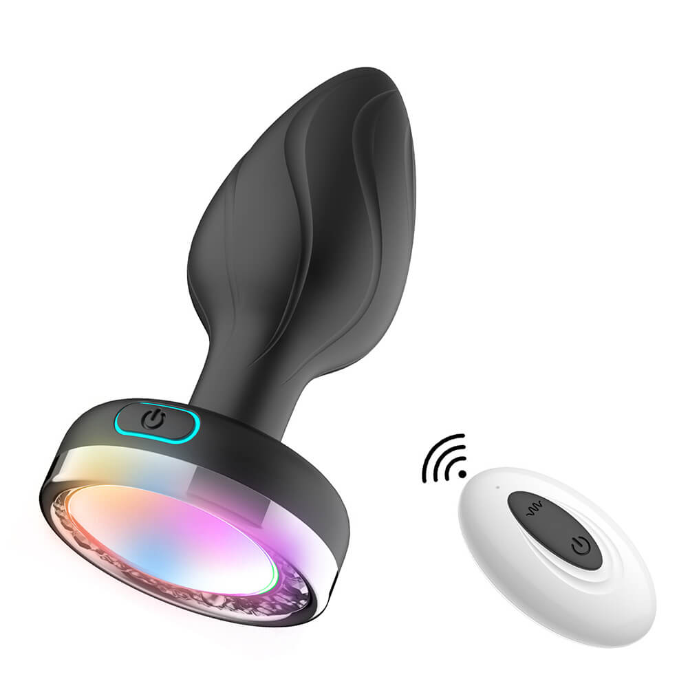 Butt Plug silicon rung điều khiển từ xa Moon & Antler, có đèn LED