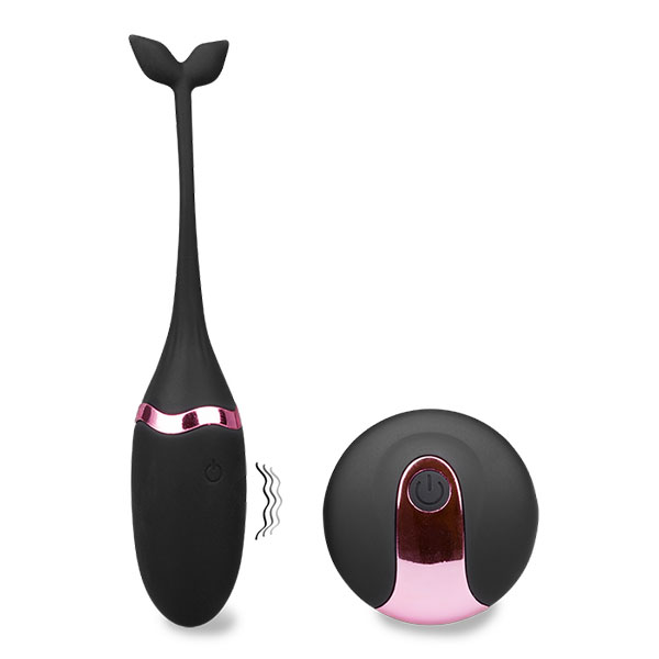 Trứng rung cá heo điều khiển từ xa Private Massager (Đen)