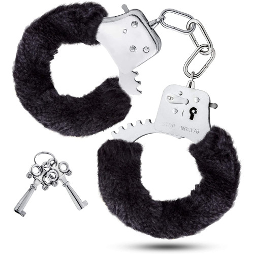 Còng số 8 lót lông SM (đen)