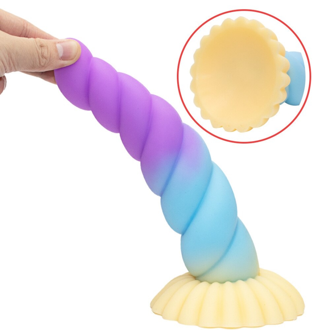 Alternative view of Dương vật giả thắt nơ sắc màu ZHINTOY siêu mềm