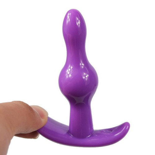 Phích cắm hậu môn silicone size mini (tím)
