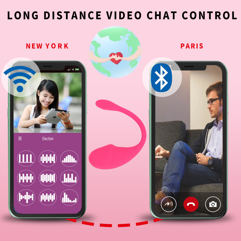 Trứng rung cá heo điều khiển từ xa qua app Love Dolp - Ảnh 3
