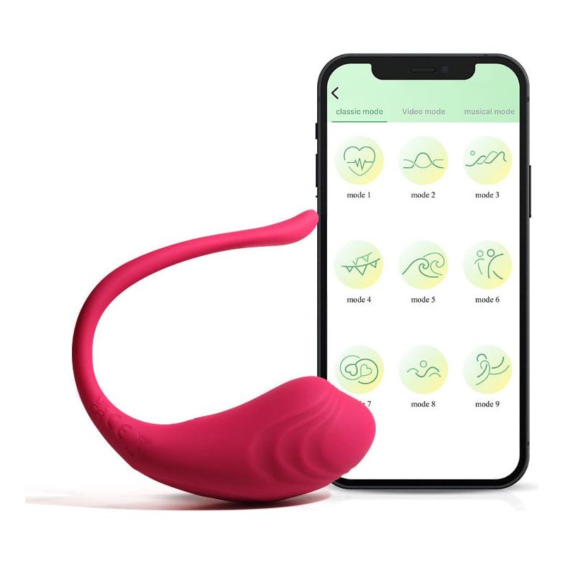 Alternative view of Trứng rung điều khiển bằng app Little Tadpole nhiều chế độ
