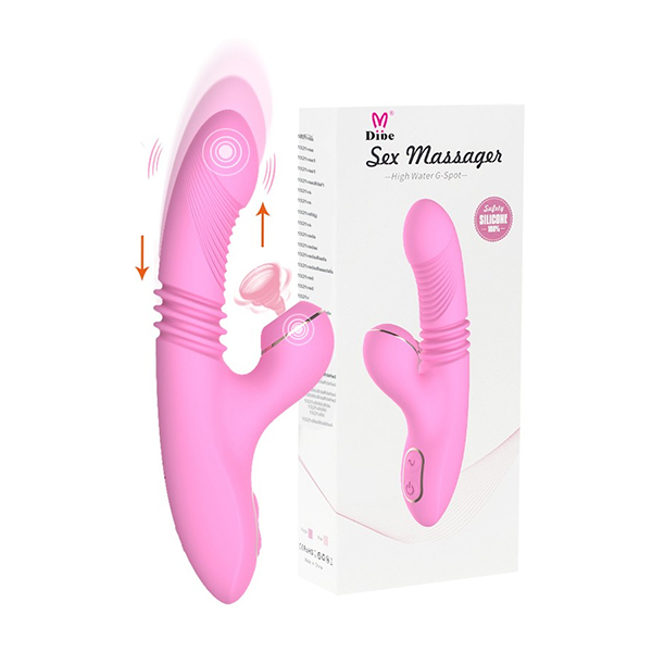Dương vật giả đa năng Sex Massager rung thụt bú mút âm vật