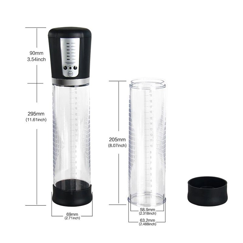 Máy tập tăng kích thước dương vật tự động Passion Pump, sạc pin - Ảnh 8